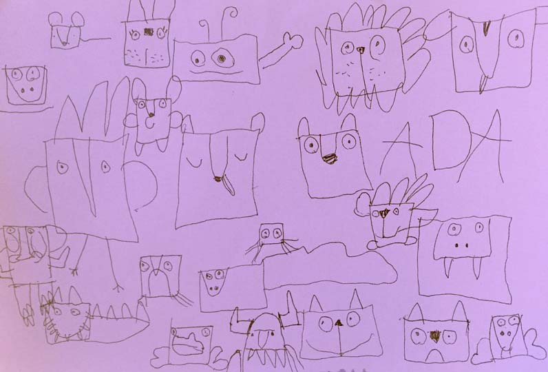 Some design work from one of Lucas' daughters