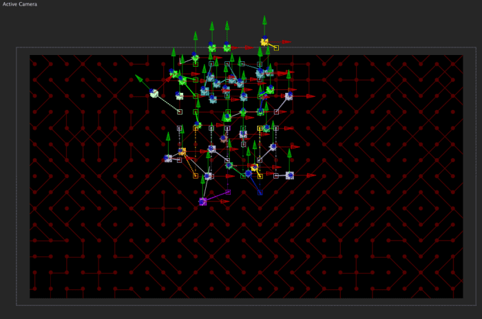After Effects screen cap of the grid precomp