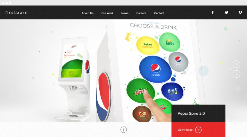 Firstborn's current homepage