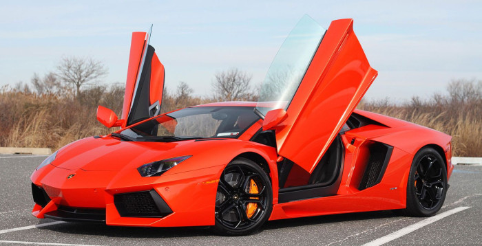 The Lamborghini Aventador, definitely not a goal for anyone on the team