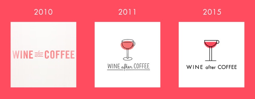 Evolution of the Blend logo