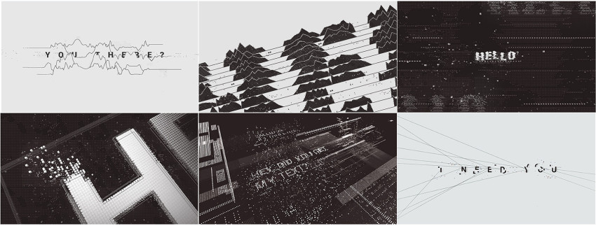 Styleframes developed using Processing to render text treatments on the theme of Love. For MOME 220: Design for Motion