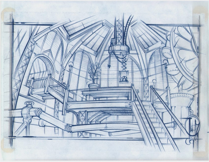 Concept art for Ravonettes' "Heart of Stone" music video