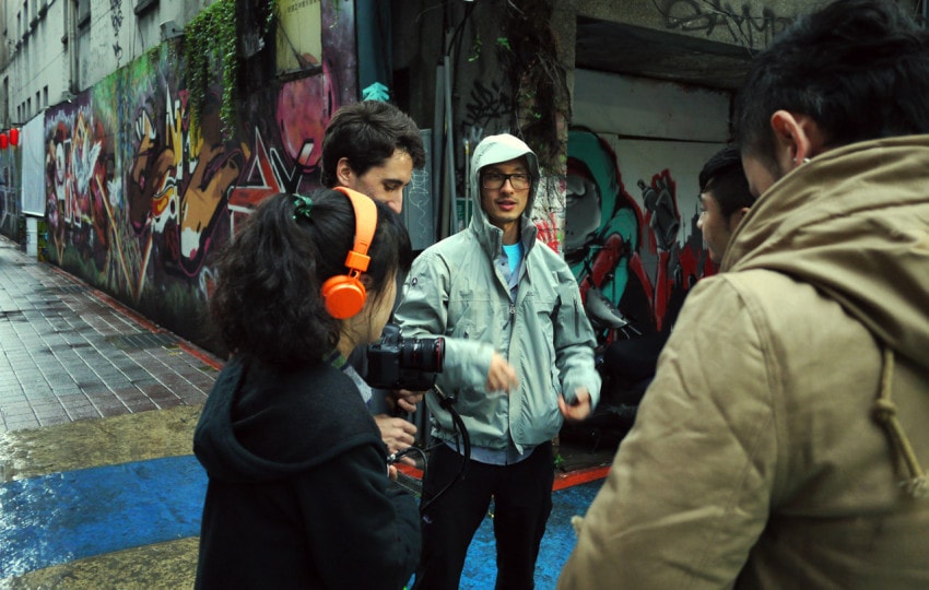 On location for the Mtee "Havoc in Heaven" documentary
