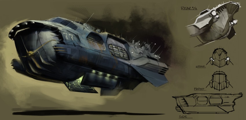 Barge concept art