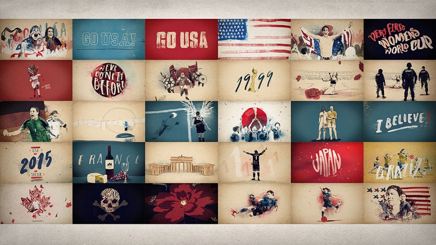 Still from Fox Sports "Women's World Cup" promo
