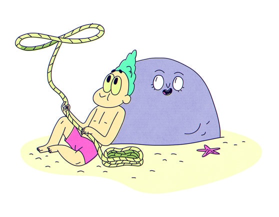 Early concept art for "Lasso and Comet"