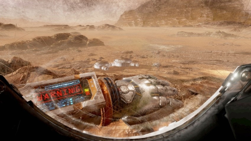 Still from The Martian VR Experience