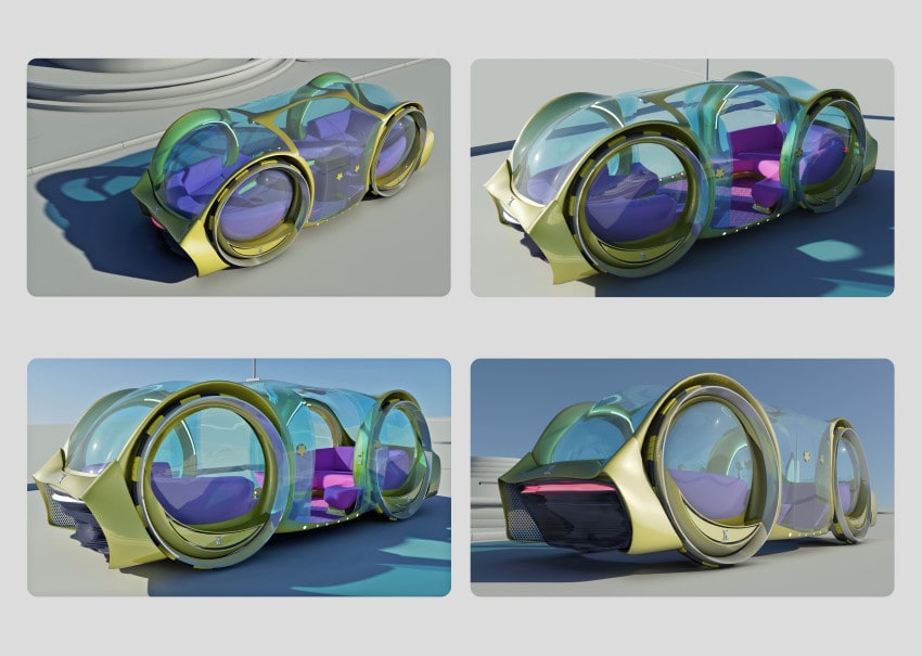 Design the driverless party car