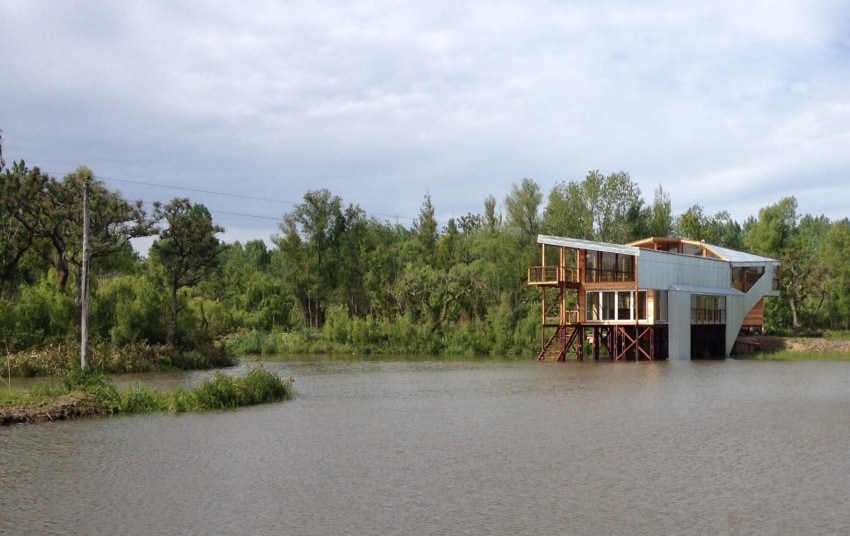 Antonio's green studio space on El Tigre