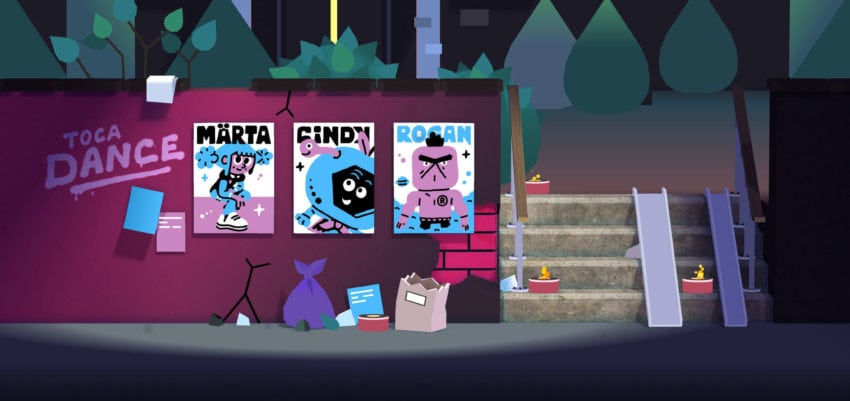 The street scene from Toca Dance