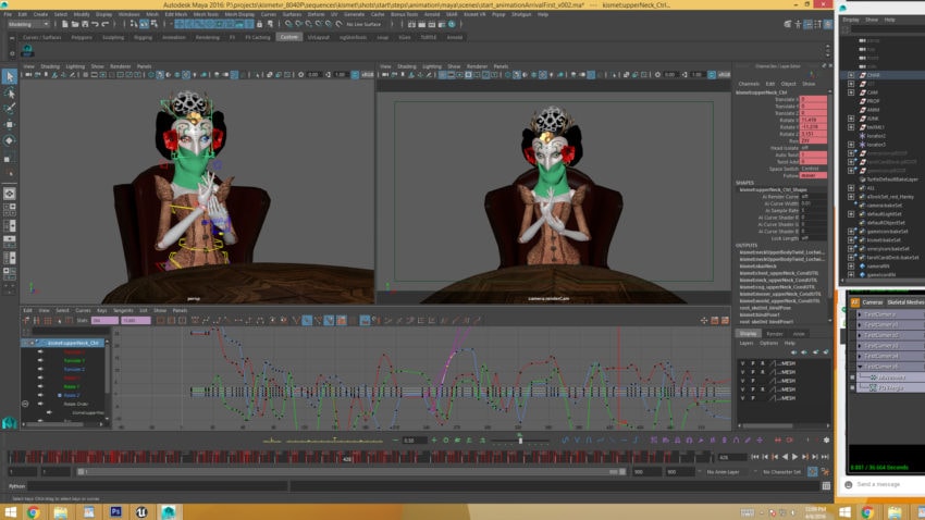 Animating in Maya