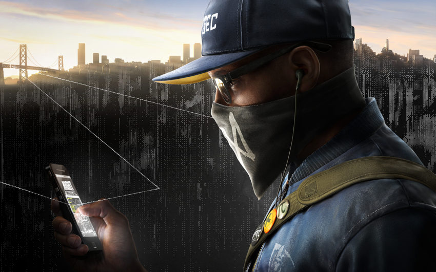 "Watch Dogs 2.0" promotional image featuring the new protagonist, Marcus Holloway